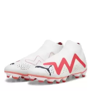 image of Puma Future Match.3 Adults Firm Ground Laceless Football - White