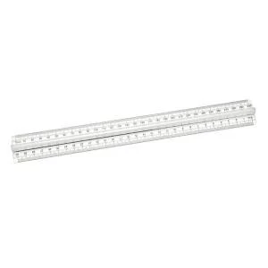 image of Classmaster Finger Grip Ruler Clear Pack of 10 FGR10