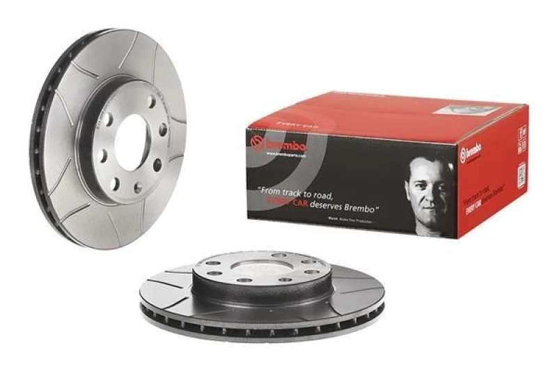Image of BREMBO Brake disc BREMBO 09.3090.75