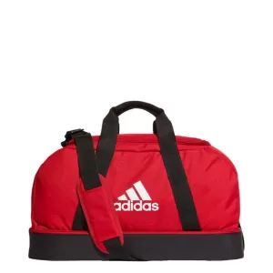 Image of adidas Tiro Primegreen Bottom Compartment Duffel Bag Medium, Red/Black/White, Men