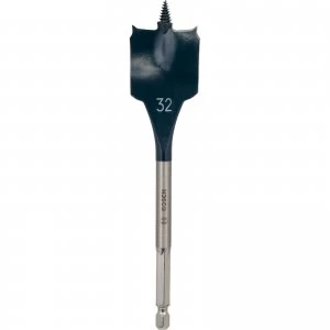 image of Bosch Self Cut Speed Hex Shank Flat Drill Bit 32mm 150mm