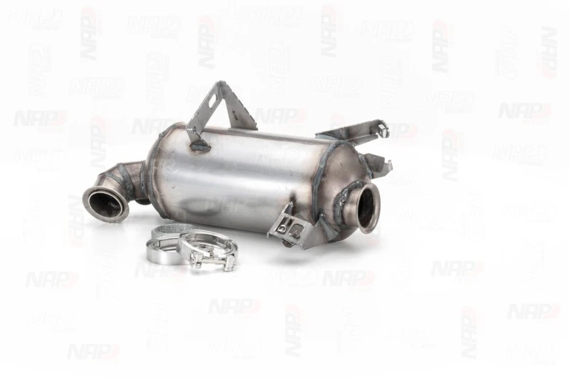Image of NAP carparts CAD10647 Particulate Filter with fastening/mounting material Cordierite Soot-/ Particle Filter,exhaust system (1256)
