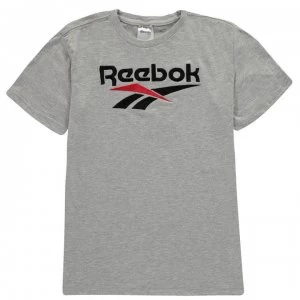 Image of Reebok Short Sleeve Logo T Shirt - Grey