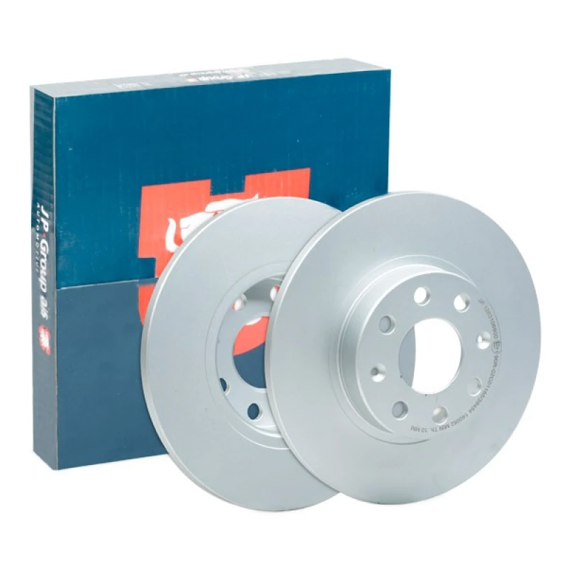 Image of JP GROUP 1263106900 Brake disc JP Front Axle, Solid, Coated Brake Disc (82)