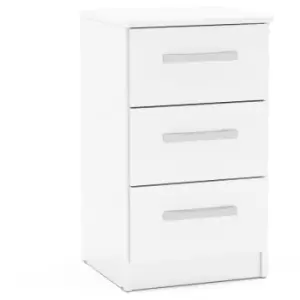 image of Lynx 3 Drw Bedside White