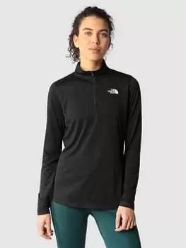 Image of The North Face Flex 1/4 Zip, Black, Size L, Women