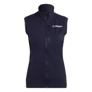 Image of adidas Terrex Xperior Cross-Country Ski Soft Shell Vest W - Blue