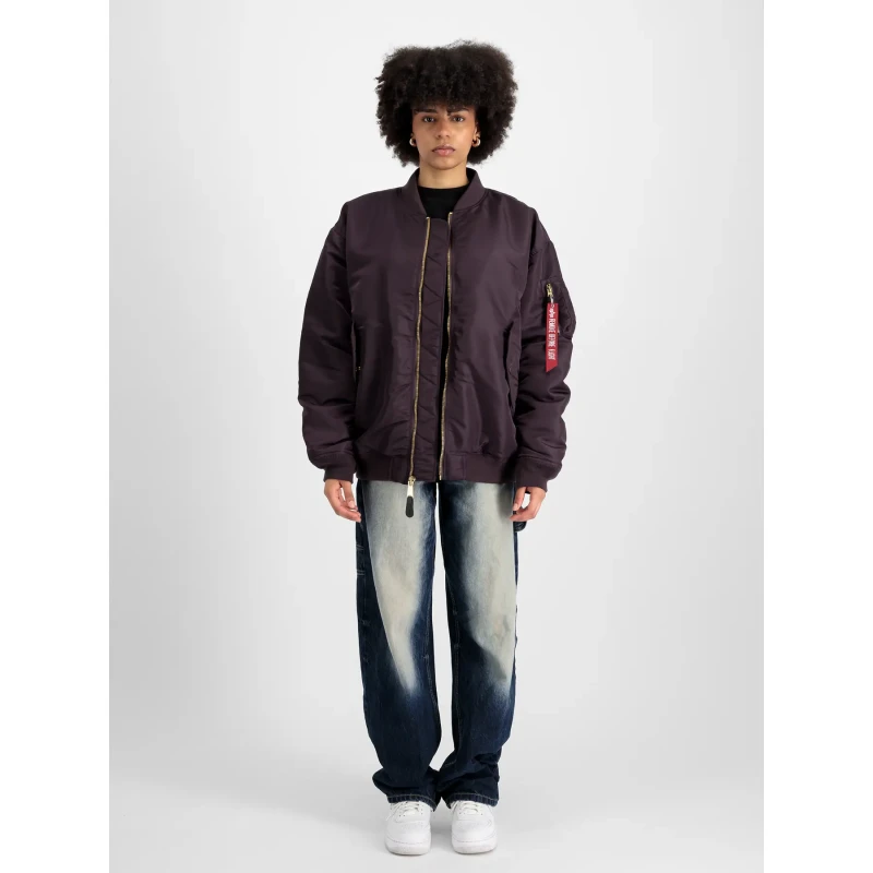 Image of alpha industries Womens jacket Alpha Industries MA-1 Core Violet Female M/L