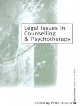 Image of Legal issues in counselling & psychotherapy by Peter Jenkins