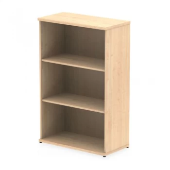 image of Trexus Office Medium Bookcase 800x400x1200mm 2 Shelves Maple Ref