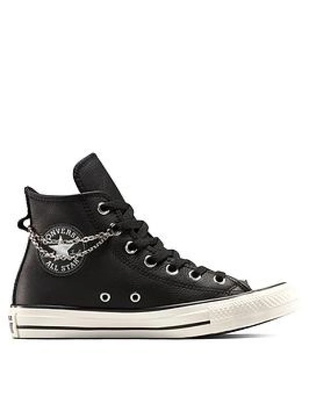 Image of Converse All Star Hi Pierced Trainers in Black UK 8 (EU 41½)