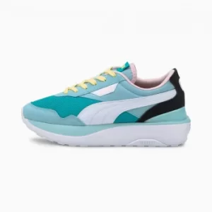 image of PUMA Cruise Rider Womens Sneakers, Viridian Green/Aquamarine Size 5 Shoes