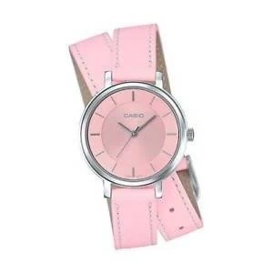 Image of Casio Ladies Stainless Steel Watch - LTP-E143DBL-4A2