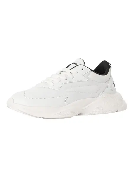Image of HUGO Leon Runner Trainers White 10 UK