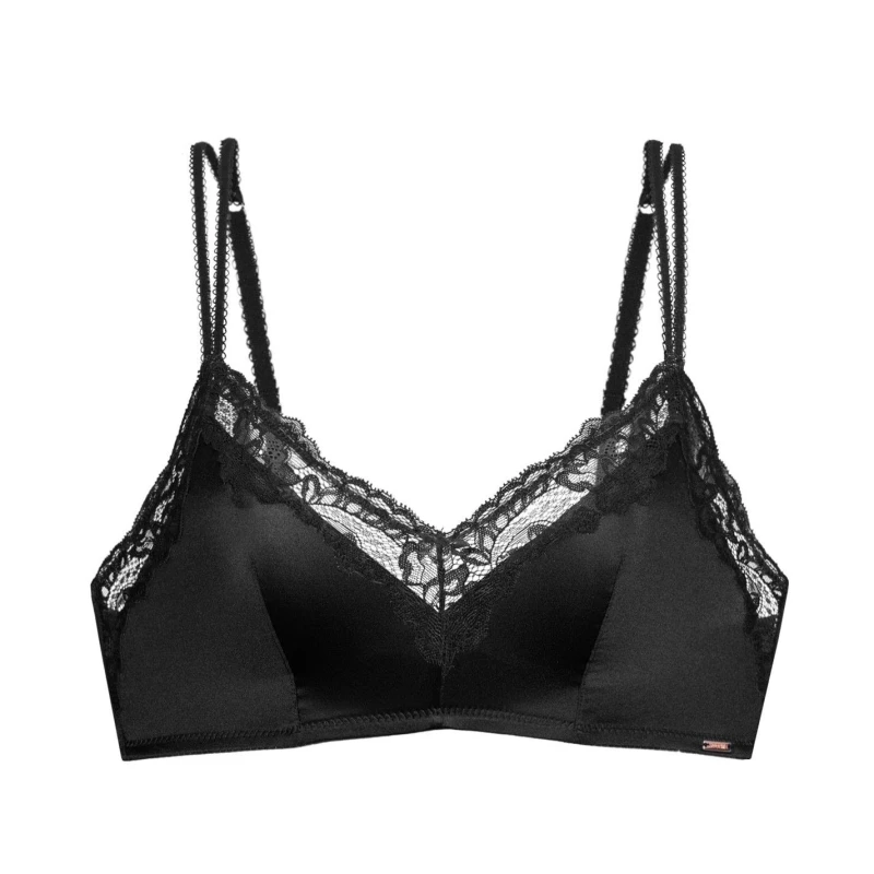 Image of Dorina Origins Non-Padded Bralette Black female XS