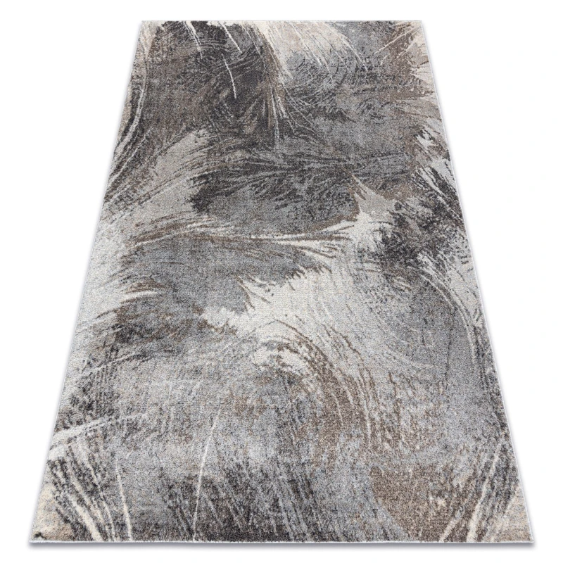 Image of RugsX Carpet Fusion 9617 Dark Grey / Brown - Abstraction, Modern, Abstract 120X170 Cm