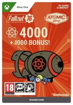 Image of Fallout 76 4000 (+1000 Bonus!) Atoms Xbox One Game