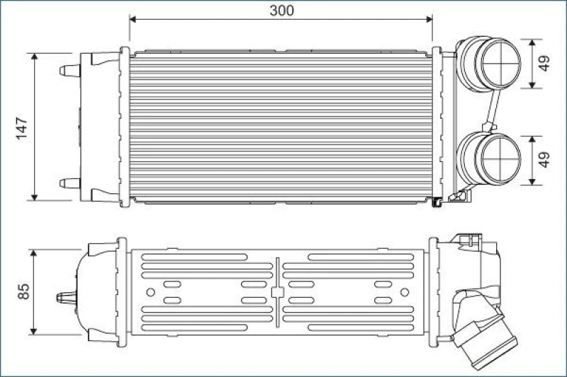Image of Intercooler VALEO 817845