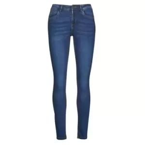 image of Levis 724 HIGH RISE STRAIGHT womens Jeans in Blue