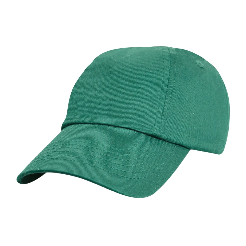 Image of Result Cotton Low Profile Baseball Cap in Jade Jade Unisex One Size