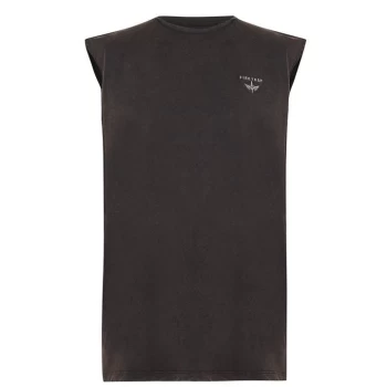 image of Firetrap Sleeveless Vest Mens - Black