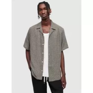 Image of AllSaints AllSaints Glendale Shirt Mens - Beige