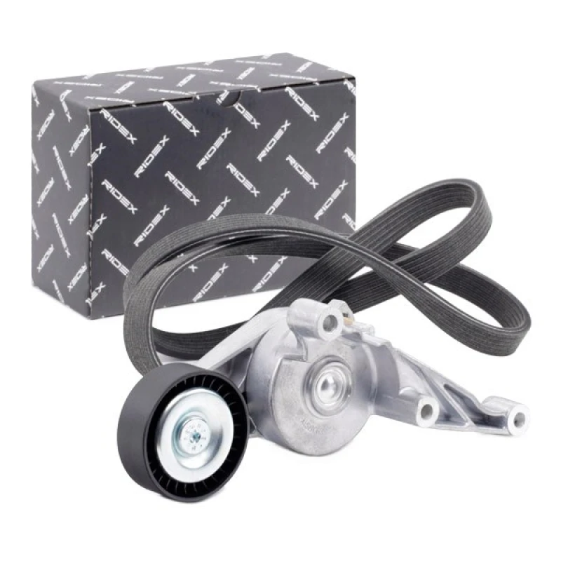 Image of RIDEX 542R0987 V-ribbed belt set Polyester V-Ribbed Belt Set (542)