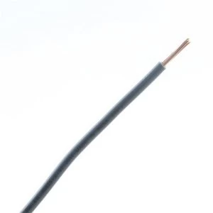 Image of Zexum Grey 2.5mm 7 Strand 24A Single Core 6491X H07V-R Round Power PVC Insulated Conduit Wire - 1 Meter