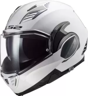 Image of LS2 FF900 Valiant II Solid Helmet, white, Size S, white, Size S