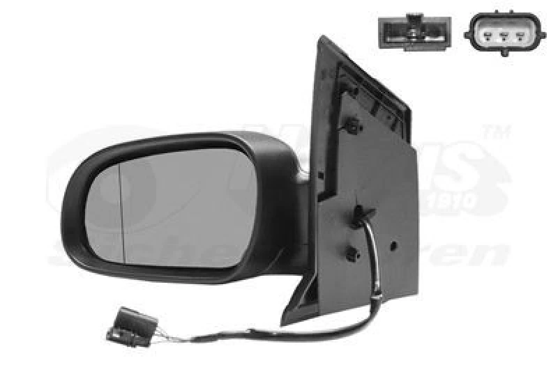 Image of VAN WEZEL Wing mirror VAN WEZEL 5818817