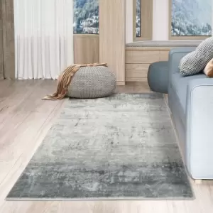 image of HOMCOM Grey Rug Modern Ink Render Carpet for Living Room, Bedroom, 230 x 160cm - Grey