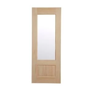 2 Panel Clear pine Internal Door H1981mm W762mm - main image