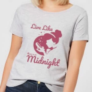 Disney Princess Midnight Womens T-Shirt - Grey - XL