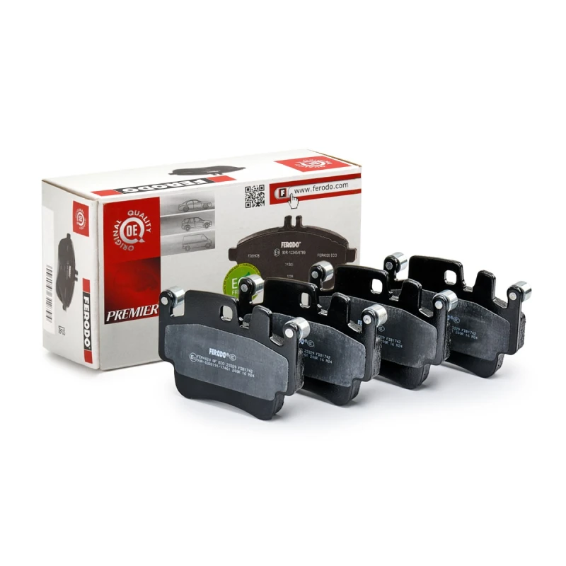 Image of FERODO Brake pad set FERODO FDB1742