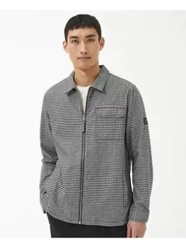 Image of Barbour International Ring Zip Through Overshirt - Black Size M Men