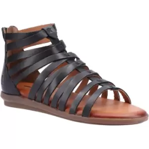 image of Hush Puppies Womens Katy Leather Summer Gladiator Sandals UK Size 3 (EU 36)