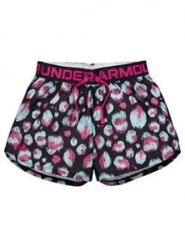 Image of Urban Armor Gear Girls Play Up Printed Shorts - Black, Size L=11-12 Years, Women