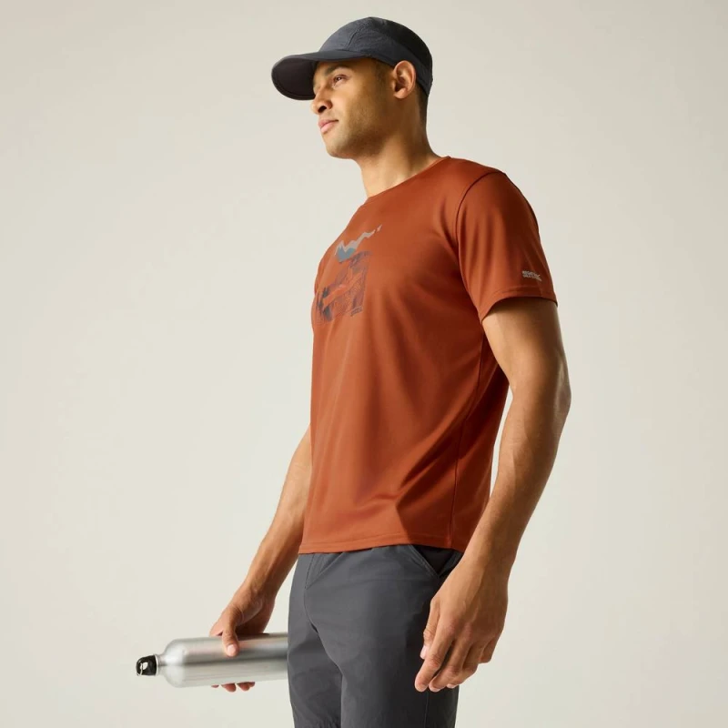 Image of T-Shirt Regatta Fingal Rouge Male 3XL