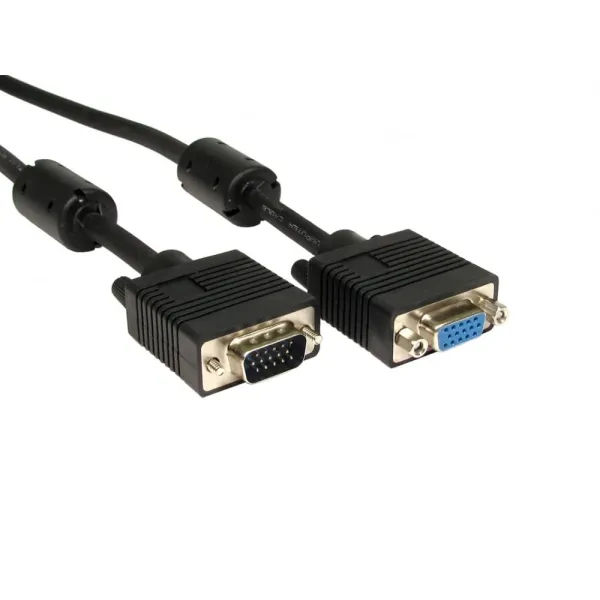 Image of Cables Direct 10m DDC SVGA Extension Cable in Black