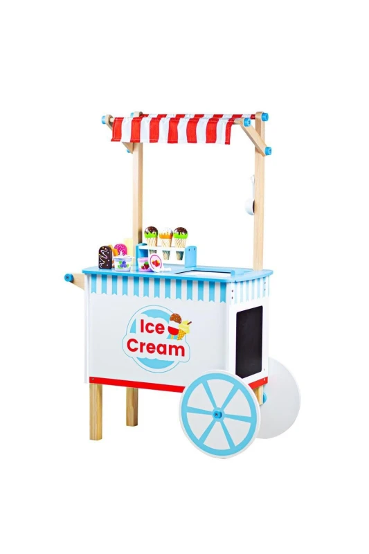 Image of Bigjigs Toys Ice Cream Cart Multi