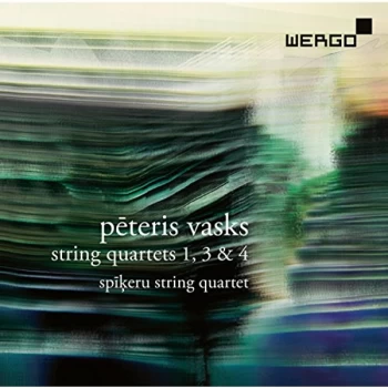 image of Sp&iuml;eru String Quartet - Peteris Vasks: String Quartets 1, 3 & 4 CD