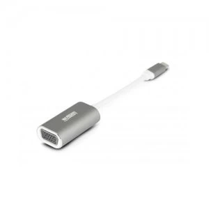 Image of Urban Factory AUV01UF cable interface/gender adapter USB-C VGA Gray White