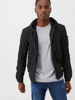 Image of Replay Arm Logo Jacket - Black