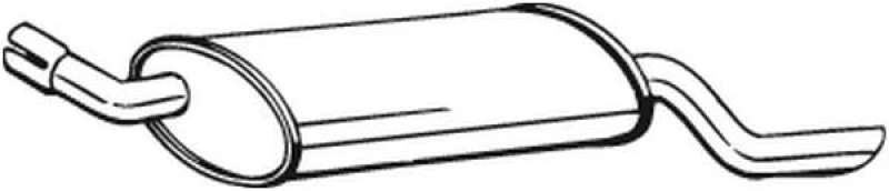 Image of Rear silencer BOSAL 185-439