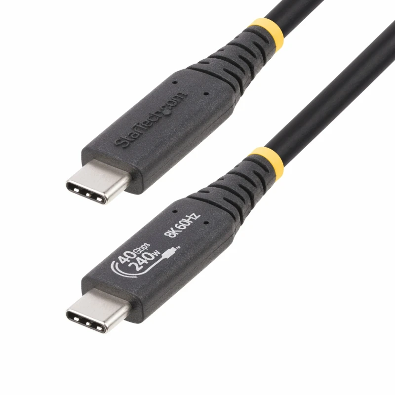 Image of StarTech.com 1m USB4 Cable, USB-C 40 Gbps 1M-40G-USB4-CABLE
