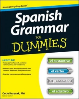Image of Spanish Grammar for Dummies by Cecie Kraynak Book