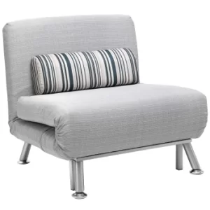 Image of HOMCOM Futon Sofa Bed 1 Person Sleeper Foldable Portable Pillow Lounge Couch Furniture