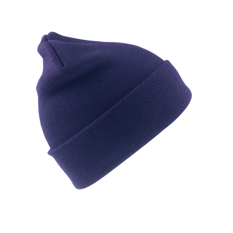 Image of Result Woolly Beanie in Blue Blue Unisex One Size
