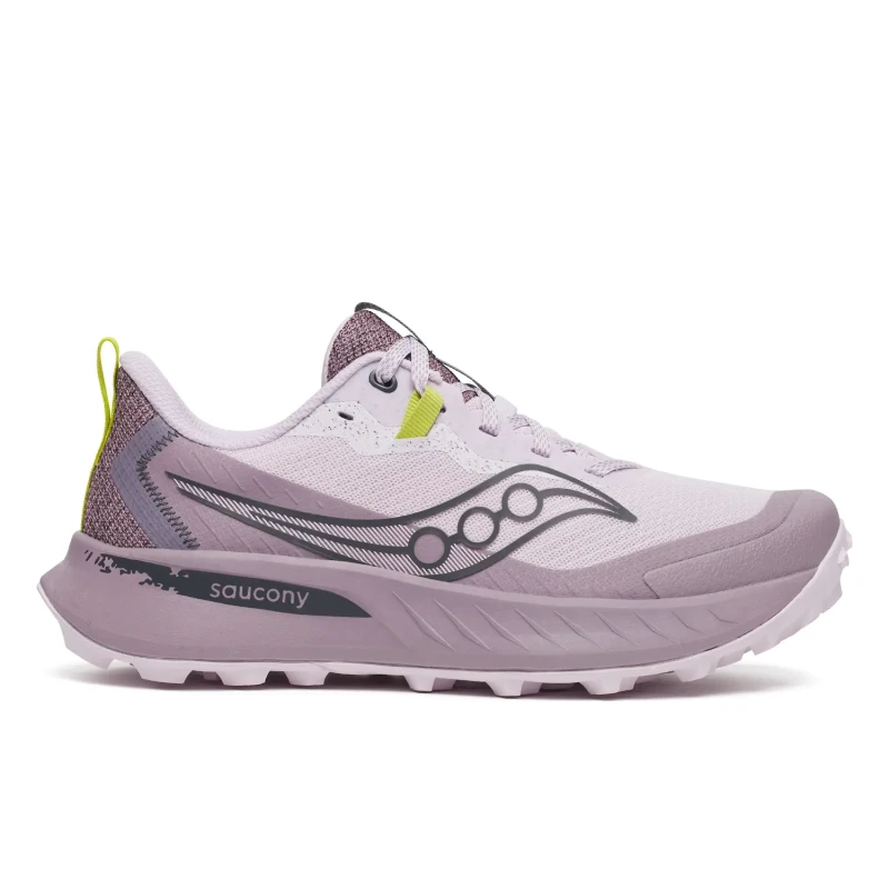 Image of Womens trail running shoes Saucony Peregrine 15 Violet Female 38