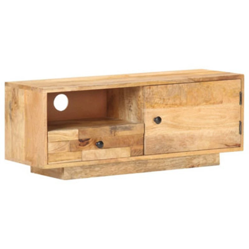 Image of VIDAXL TV Cabinet 90x30x35cm Solid Mango Wood Vidaxl 8720286070116